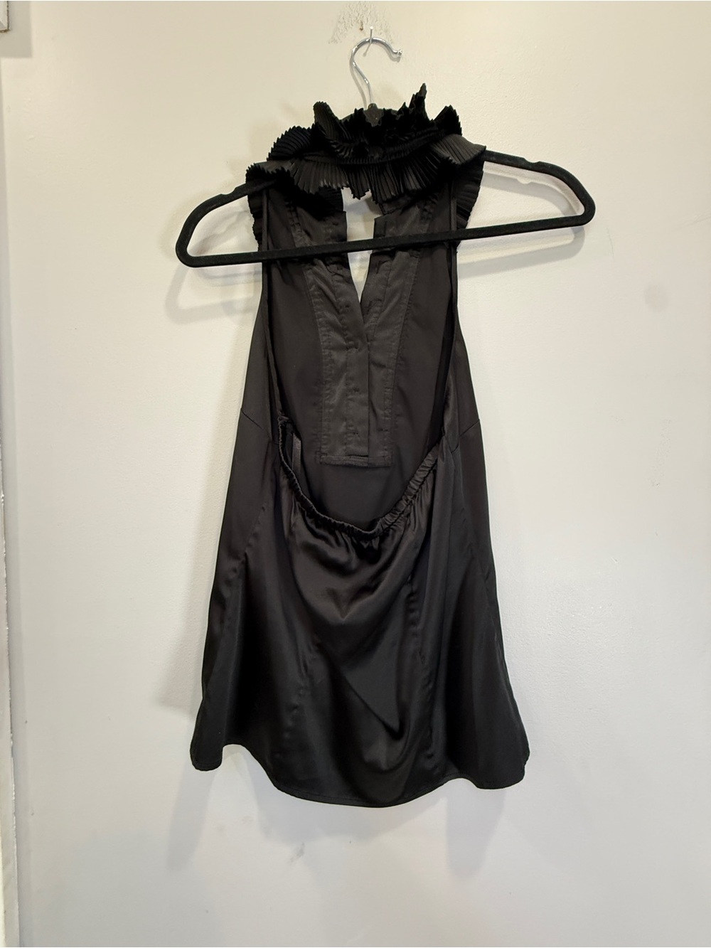 The Limited Black Ruffled Halter Camisole - Picture 5 of 5